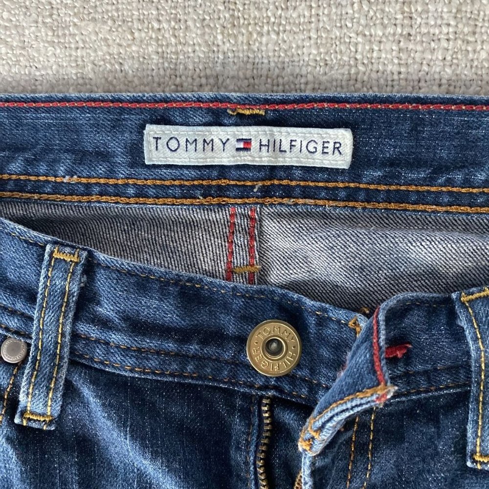 tommy hilfiger women bootcut jeans 34.5" inseam, 8